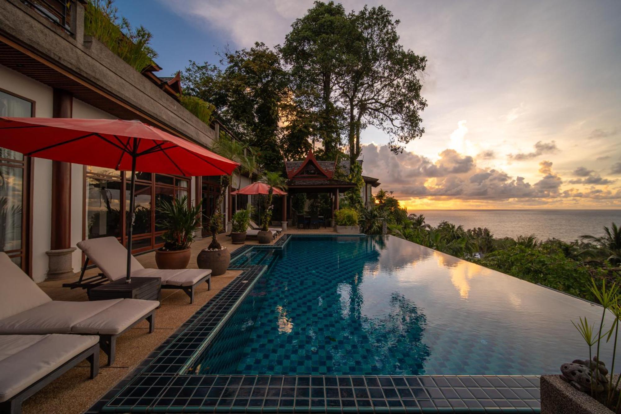 Surin Luxurious 6Br Private Swimming Pool Stunning Sunset Villa Phuket Eksteriør billede