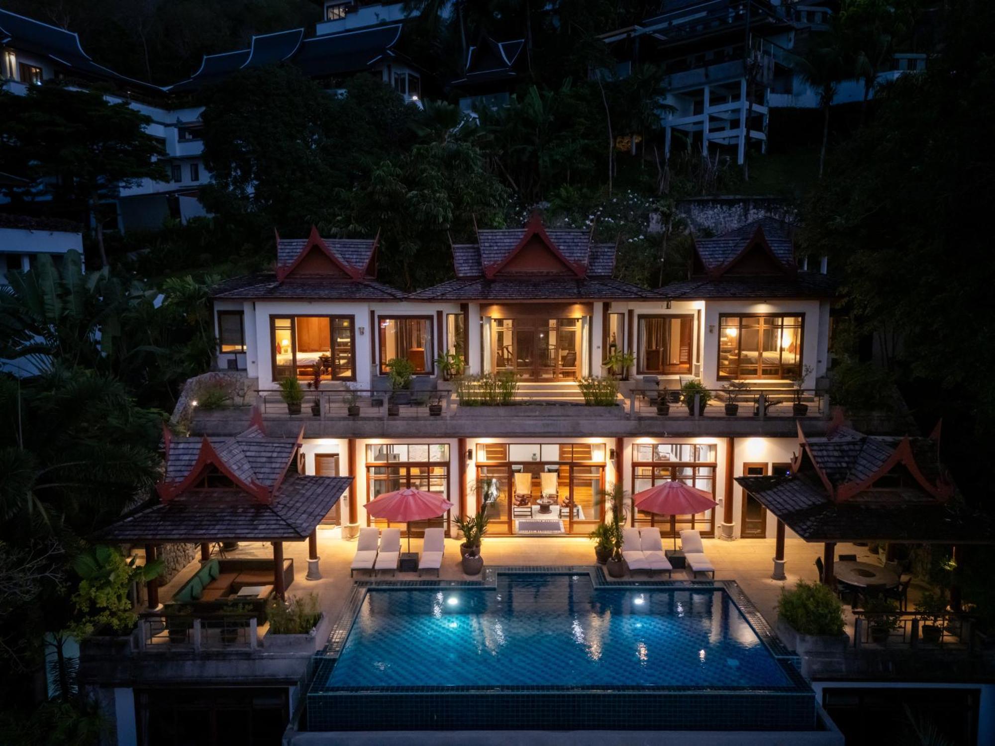 Surin Luxurious 6Br Private Swimming Pool Stunning Sunset Villa Phuket Eksteriør billede