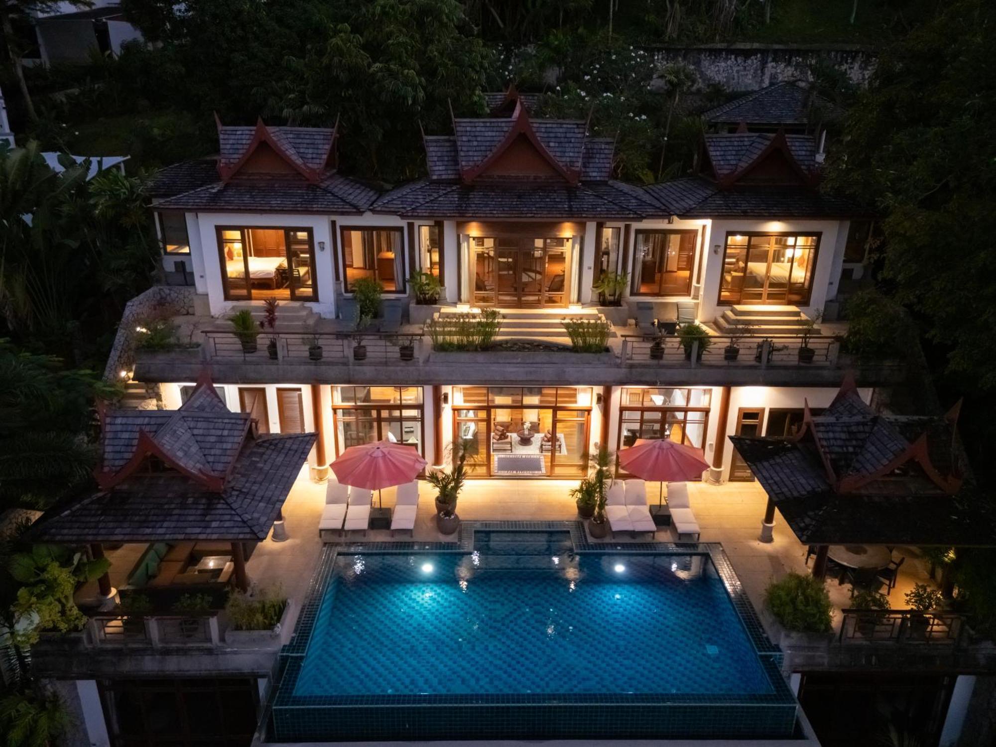 Surin Luxurious 6Br Private Swimming Pool Stunning Sunset Villa Phuket Eksteriør billede